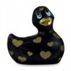 Mini canard vibrant Romance noir et or
