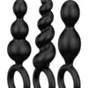 Set de 3 plugs noirs Booty Call - Satisfyer