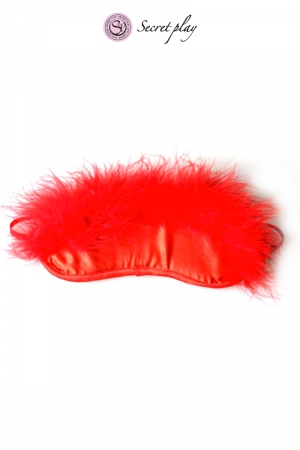 Bandeau rouge marabou - Secret Play