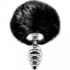 Plug métal Fluffy Twist S noir - Alive