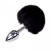 Plug métal Fluffy S noir - Alive