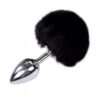 Plug métal Fluffy M noir - Alive