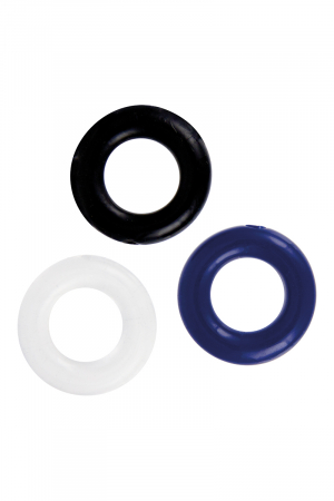 Set 3 Cockrings multicolore - Litolu