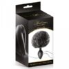 Plug queue de lapin - noir – Image 2