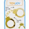 Menottes métal dorées - Toy Joy – Image 3