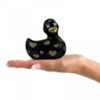 Mini canard vibrant Romance noir et or – Image 3