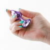 Plug bijou aluminium chromé violet S – Image 4