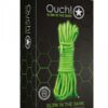 Corde de bondage phosphorescente 10m - Ouch
