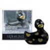 Mini canard vibrant Romance noir et or – Image 2