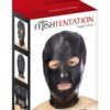 Cagoule BDSM 3 ouvertures en simili cuir - Fetish Tentation – Image 3