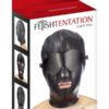 Cagoule simili cuir avec bandeau amovible - Fetish Tentation – Image 3