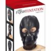 Cagoule BDSM simili cuir avec baillon amovible - Fetish Tentation – Image 3