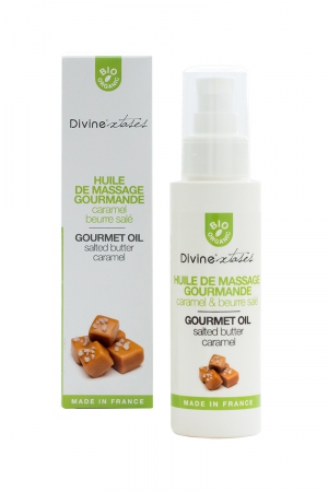 Huile de massage gourmande BIO Caramel