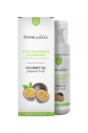 Huile de massage gourmande BIO Fruit de la passion