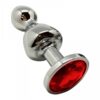 Plug bijou Lollypop rouge M - Wooomy