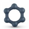 Cockring Hexagonal avec billes en acier - Boners