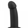 Gode ventouse noir Charlie 14,5 cm - No-Parts