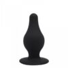 Plug anal The Original Model 2 noir 6,4 cm - SilexD