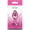 Plug bijou aluminium chromé rose S – Image 2