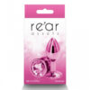 Plug bijou aluminium chromé rose S – Image 3