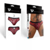 Slip type brésilien zébré rouge et noir - Regnes – Image 3