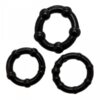 Set 3 Cockrings noir Babooom - Wooomy
