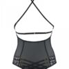 Body string tulle et dentelle noir V-10100 - Axami – Image 3