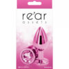 Plug bijou aluminium chromé rose M – Image 3