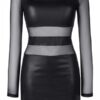 Robe noire V-9309 - Axami – Image 2