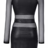 Robe noire V-9309 - Axami – Image 3