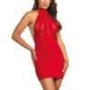 Robe rouge V-9139 - Axami