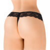 String ouvert Alicia noir - Fashion Secret – Image 3