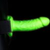 Gode-ceinture creux phosphorescent  18cm - Ouch – Image 2