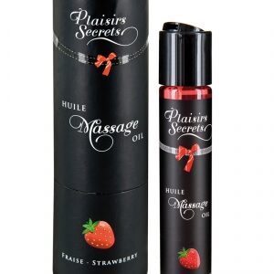 Huile de massage gourmande - Fraise