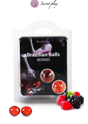 2 Brazilian Balls - baies rouges