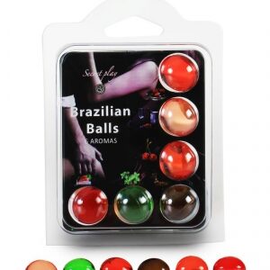 6 Brazilian Balls parfums variés