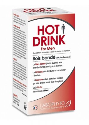 HOT DRINK Homme bois bandé 250 ml