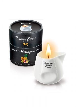 Bougie de massage gourmande fruits exotiques
