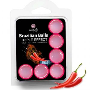 6 Brazilian Balls triple effets - Secret Play