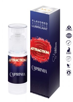 Lubrifiant embrassable parfum Caipirinha - Attraction