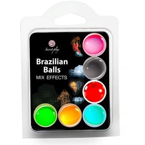 6 Brazilian balls avec effets différents