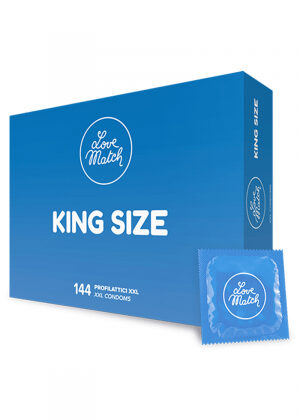 144 Préservatifs King size Love Match