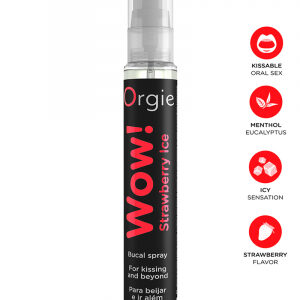 Spray buccal excitant Wow menthol fraise glaçé