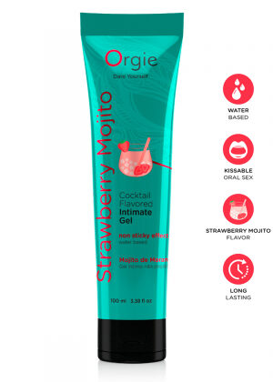 Gel intime Lube Tube Cocktail Fraise Mojito 100ml