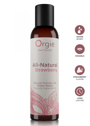 Gel intime naturel All Natural fraise 150ml