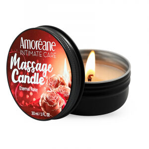 Bougie de massage Rose - Amoreane