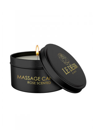 Bougie de massage érotique rose 100g - Le Désir
