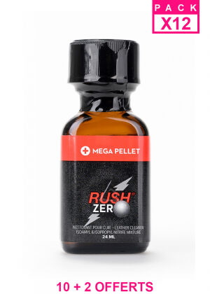 PACK Poppers Rush zero 24 ml x 10 + 2 offerts